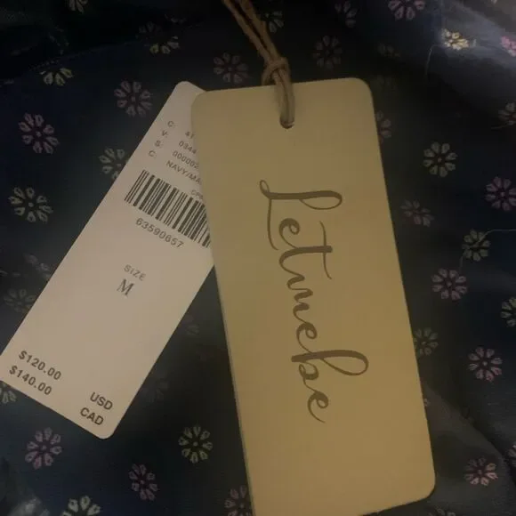 Free People NWT Let Me Be Ruffled Patchwork Top